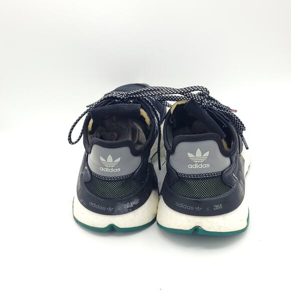 Adidas Originals Nite Jogger 3M Black Green Boost EE5914 Women’s Size 10 - Picture 6 of 9